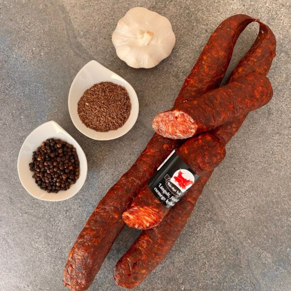 Lángolt, csemege parasztkolbász - kézműves termék - 400g/pár