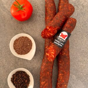 Csemege, száraz parasztkolbász - kézműves termék - 400g/pár