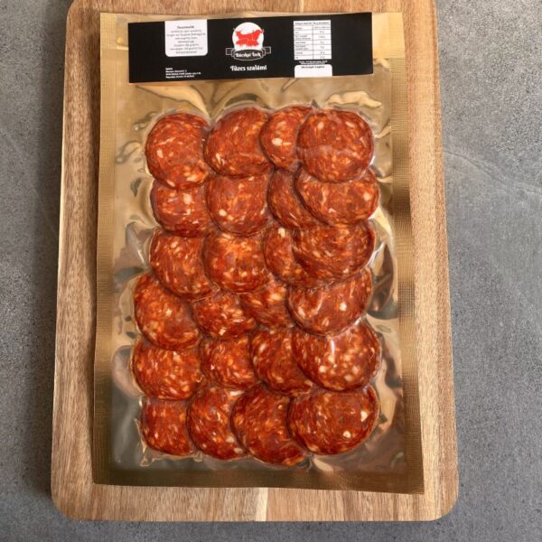 Tüzes szalámi - kézműves termék - szeletelt - 150g